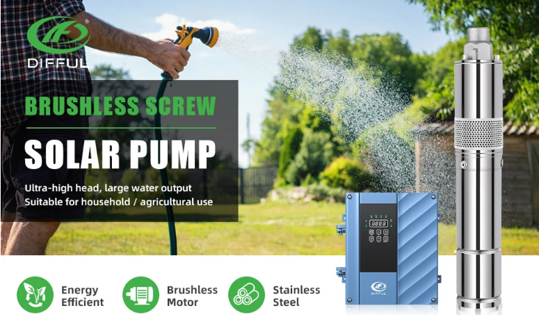 AC/DC Solar Water Pumps: Dual Power Backup – Solar + Grid Power
