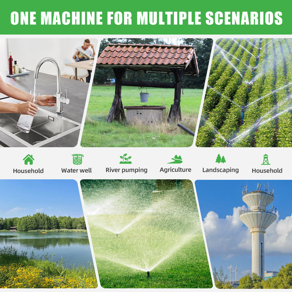 DIFFUL Solar Screw Pump Solutions, 3 inch 1.5 HP 10 GPM Flow 85 V - 280 V AC/DC For Irrigation