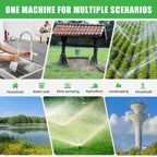 DIFFUL Solar Screw Pump Solutions, 3 inch 1.5 HP 10 GPM Flow 85 V - 280 V AC/DC For Irrigation