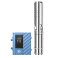 DIFFUL Solar Submersible Water Pump, 4 inch 3 HP 85 V - 280 V AC/DC For Drip Lines
