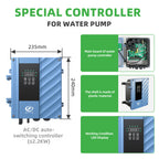 DIFFUL Solar Water Pump Solutions, 4 inch 3 HP 85 V - 280 V AC/DC For Livestock